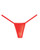 Allure Adore Between The Cheats Wetlook Panty Red O/S
