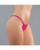 Allure Adore Between The Cheats Wetlook Panty Hot Pink O/S