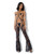 Coquette Darque Bell Bottom Chaps Black O/S