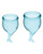 Satisfyer Feel Secure Menstrual Cup - Light Blue