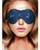 Shots Ouch Fetish Denim Eye Mask - Blue