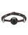 Shots Ouch Fetish Breathable Ball Gag With Denim Straps - Black