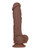Evolved Big Shot Vibrating & Squirting Suction Cup Dildo - Brown