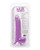 CalExotics Size Queen 8" Suction Cup Dildo - Purple