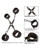 CalExotics Fetish Boundless Hog Tie Bondage Kit - Black