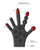 Shots FistIt Silicone Stimulation Fisting Glove Vibrator - Black