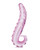 Glas 6" Lick-it Glass Dildo - Pink