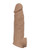 Nasstoys Natural Realskin Vibrating Penis Xtender Extension - Brown