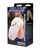 Blue Line Fetish Silicone Chastity Cock Cage - White