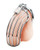 Blue Line Fetish Prisoner Cock Cage - Silver