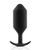 B - Vibe Weighted Snug Plug 6 Butt Plug - .515 G Black