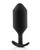 B - Vibe Weighted Snug Plug 6 Butt Plug - .515 G Black
