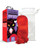 Global Novelties Pleasure Package We're Going To Need A Safe Word Fetish Satin Blindfold, Wrist & Ankle Sash - Red