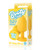 Icon Brands The 9's Booty Calls Don't Stop Butt Plug - Yellow