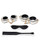 XR Fetish Master Series Kink In The Dark Glowing Cuffs & Blindfold & Paddle Restraint Set