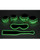 XR Fetish Master Series Kink In The Dark Glowing Cuffs & Blindfold & Paddle Restraint Set
