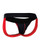 Male Basics Neon Jockstrap Red Md