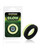 Doc Johnson Rock Solid Glow In The Dark Big O Cock Ring - Black/Green