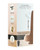 BMS Naked Addiction The Freak 7.5" Rotating & Thrusting Vibrating Suction Cup Dildo - Ivory
