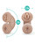 Blush M For Men Soft And Wet Double Trouble Glow In The Dark Masturbator Stroker - Ivory