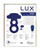 BMS Lux Active Triad 4.5" Vibrating Dual Cock Ring With Remote - Dark Blue