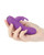 BMS Alice's Bunny Rechargeable Bullet Vibrator With Rabbit Sleeve - 10 Functions Purple