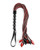 Saffron Braided Flogger - Red/Black