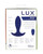 Lux Active Throb Anal Pulsating Massager With Remote - Dark Blue