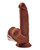 Pipedream King Cock Plus 8" Triple Density Cock With swinging Balls - Brown