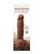 Colours Pleasures 5" Vibrating Dildo - Brown