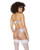 Crystal Pink Buffalo Check Print, Bra, Garter Belt & String Grey/Pink Xl