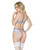 Crystal Pink Buffalo Check Print, Bra, Garter Belt & String Grey/Pink Xl
