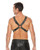 Shots Ouch Men'S Large Buckle Harness - Black