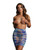Shots Bliss High Waist Fishnet Skirt & Free Body Jewelry Multi O/S