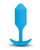 B-Vibe Vibrating Snug Plug - Blue Large