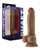 Shaft Model A Flexskin Liquid Silicone 8.5" Dong With Balls - Oak