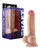 Shaft Model A Flexskin Liquid Silicone 7.5" Dong With Balls - Pine