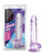 Blush Naturally Yours 7" Crystalline Dildo - Amethyst