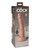 Pipedream King Cock Elite 7" Dual Density Vibrating Silicone Cock With remote - Light