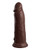 Pipedream King Cock Elite 8" Dual Density Silicone Cock - Brown