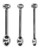 Shots Ouch Urethral Sounding Metal Plug Set