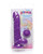 Curve Toys Lollicock 7" Silicone Dildo With Balls - Grape