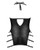 Lust Portia Mini Dress With Plush Elastic Strapping Black S/M