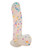 Get Lucky 8.5" Real Skin Confetti Cock - Multi Color