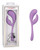 Elle Liquid Silicone Dual Flicker - Purple