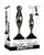 Evolved Joy Sticks 2 Pc Plug Set - Black/Chrome