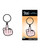 Wood Rocket Middle Finger Keychain - Pink