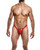 Male Basics Y Buns Thong Red Sm