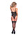 Risque Business Lace & Mesh Teddy With Snap Crotch Black L/Xl