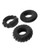 Oxballs Bonemaker 3 Pack Cockring Kit - Black